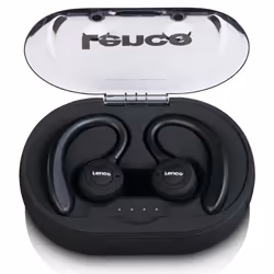 Lenco EPB-460BK cuffia e auricolare Cuffie True Wireless Stereo (TWS) A clip Sport Micro-USB Bluetooth Nero - Vista aggiuntiva 5