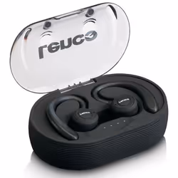 Lenco EPB-460BK cuffia e auricolare Cuffie True Wireless Stereo (TWS) A clip Sport Micro-USB Bluetooth Nero - Vista aggiuntiva 6