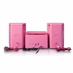 Lenco MC-013PK impianto stereo portatile Digitale 4 W FM Rosa Riproduzione MP3 - Vista aggiuntiva 4