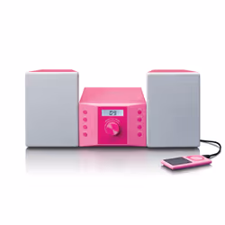 Lenco MC-013PK impianto stereo portatile Digitale 4 W FM Rosa Riproduzione MP3 - Vista aggiuntiva 6