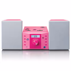 Lenco MC-013PK impianto stereo portatile Digitale 4 W FM Rosa Riproduzione MP3 - Vista aggiuntiva 7