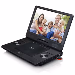 Lenco BRP-1150BK lettore DVD/Blu-Ray portatile Lettore Blu-ray portatile Convertibile 29,2 cm (11.5") 1024 x 600 Pixel Nero