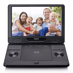 Lenco BRP-1150BK lettore DVD/Blu-Ray portatile Lettore Blu-ray portatile Convertibile 29,2 cm (11.5") 1024 x 600 Pixel Nero
