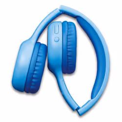 Lenco HPB-110 Kids Kopfhörer BT blau 85DB Limite akku stickers Auricolare Con cavo e senza cavo A Padiglione Micro-USB Bluetooth Blu - Vista aggiuntiva 5