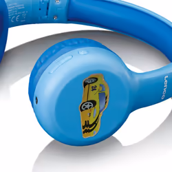Lenco HPB-110 Kids Kopfhörer BT blau 85DB Limite akku stickers Auricolare Con cavo e senza cavo A Padiglione Micro-USB Bluetooth Blu - Vista aggiuntiva 7