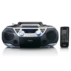 Lenco SCD-720SI radio Portatile Digitale Nero, Argento