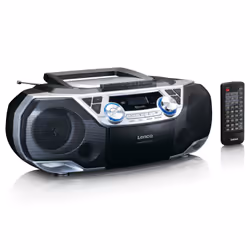 Lenco SCD-720SI radio Portatile Digitale Nero, Argento - Vista aggiuntiva 6