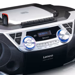 Lenco SCD-720SI radio Portatile Digitale Nero, Argento - Vista aggiuntiva 7