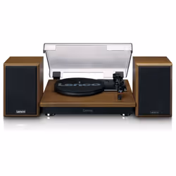 Lenco LS-100WD piatto audio Giradischi con trasmissione a cinghia Nero, Quercia Automatico - Vista aggiuntiva 5
