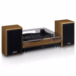 Lenco LS-100WD piatto audio Giradischi con trasmissione a cinghia Nero, Quercia Automatico - Vista aggiuntiva 6