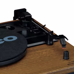 Lenco LS-100WD piatto audio Giradischi con trasmissione a cinghia Nero, Quercia Automatico - Vista aggiuntiva 7