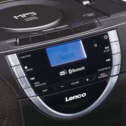Lenco SCD-600 Lettore CD personale Nero, Argento - Vista aggiuntiva 6