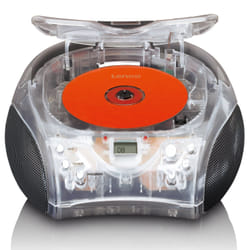 Lenco SCD-24TR radio Portatile Digitale Trasparente