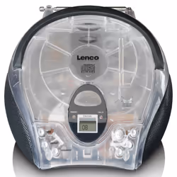 Lenco SCD-24TR radio Portatile Digitale Trasparente - Vista aggiuntiva 5