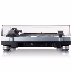 Lenco L-3809ME piatto audio Giradischi a trasmissione diretta Blu, Metallico Manuale