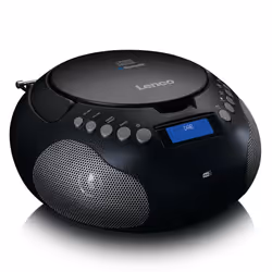 Lenco SCD-341BK lettore CD Lettore CD portatile Nero