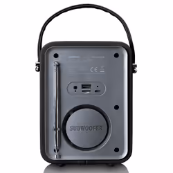 Lenco PDR-051BKSI radio Portatile Analogico e digitale Nero - Vista aggiuntiva 6