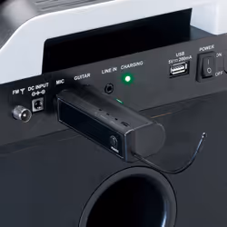 Lenco MCW-011BK microfono Nero Microfono per palco/spettacolo - Vista aggiuntiva 4