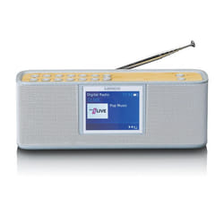 Lenco LEN PDR-046 Personale Analogico e digitale Marrone, Bianco