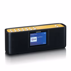 Lenco PDR-045 Portatile Digitale Nero