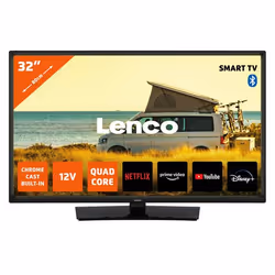 Lenco LED-3263BK, 81,3 cm (32"), 1366 x 768 Pixel, HD, LED, Smart TV, Nero