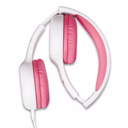 Lenco HP-010PK cuffia e auricolare Cuffie Cablato A Padiglione MUSICA Rosa, Bianco - Vista aggiuntiva 3