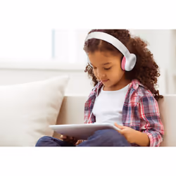 Lenco HP-010PK cuffia e auricolare Cuffie Cablato A Padiglione MUSICA Rosa, Bianco - Vista aggiuntiva 8