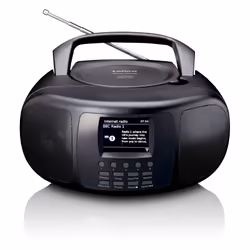Lenco SCD-6000 radio Portatile Digitale Nero