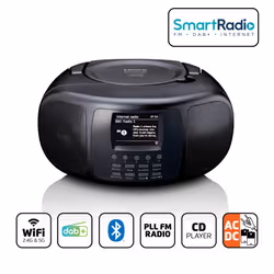 Lenco SCD-6000 radio Portatile Digitale Nero - Vista aggiuntiva 4