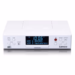 Lenco KCR-190 Cucina Analogico e digitale Bianco - Vista aggiuntiva 3