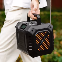 Lenco ODR-160GY radio Portatile Analogico e digitale Nero, Arancione - Vista aggiuntiva 6