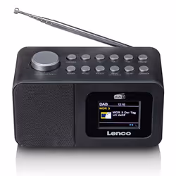 Lenco CR-625BK Portatile Analogico e digitale Nero - Vista aggiuntiva 2