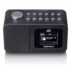 Lenco CR-625BK Portatile Analogico e digitale Nero - Vista aggiuntiva 3