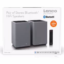 Lenco SPB-240BKGY altoparlante Grigio, Nero Con cavo e senza cavo 40 W - Vista aggiuntiva 7