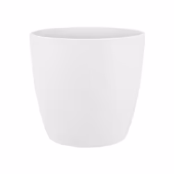 elho brussels round 20cm, Vaso a cubo, Libera installazione, Polipropilene (PP), Bianco, Rotondo, Interno