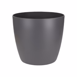 elho brussels round mini 12,5cm, Vaso a cubo, Libera installazione, Polipropilene (PP), Antracite, Rotondo, Interno