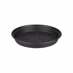 elho 8711904107260, Sottovaso, Plastica, Nero, Rotondo, Interno/esterno, 100%
