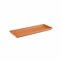 elho 8711904121129, Sottovaso, Plastica, Marrone, Rettangolare, Esterno, 100%