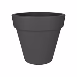 elho pure round 40, Vaso a cubo, Libera installazione, Polietilene a bassa densità lineare (LLDPE), Antracite, Rotondo, Inter ...