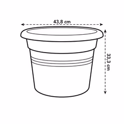 elho 8711904138820 vaso da fiori Nero Plastica - Vista aggiuntiva 6