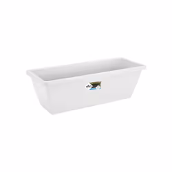 elho barcelona trough 70cm Esterno Vaso a cubo Libera installazione Polipropilene (PP) Bianco
