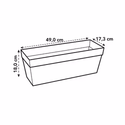 elho 8711904186920 fioriera Esterno Plastica Bianco - Vista aggiuntiva 5