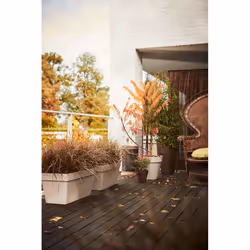elho loft urban round high 42 Esterno Vaso a cubo Libera installazione Polipropilene (PP) Bianco - Vista aggiuntiva 4