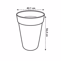 elho 8711904200930 vaso da fiori Nero Plastica - Vista aggiuntiva 7