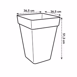 elho 8711904230555 vaso da fiori Bianco Plastica - Vista aggiuntiva 5