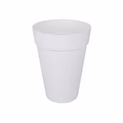 elho loft urban round high 28, Vaso a cubo, Libera installazione, Polipropilene (PP), Bianco, Rotondo, Esterno