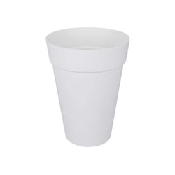 elho loft urban round high 28 Esterno Vaso a cubo Libera installazione Polipropilene (PP) Bianco