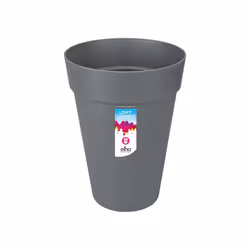 elho loft urban round high 28 Esterno Vaso a cubo Libera installazione Polipropilene (PP) Antracite