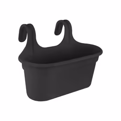 elho green basics easy hanger large, Vaso a cubo, Da appendere, Polipropilene (PP), Nero, Rettangolo, Esterno