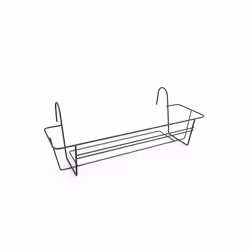 elho green basics balcony racks metal 50cm, Staffa, Metallo, Antracite, 490 mm, 258 mm, 195 mm